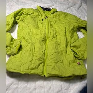 Women's Lime Green Sherpa Adventure Gear Jacket